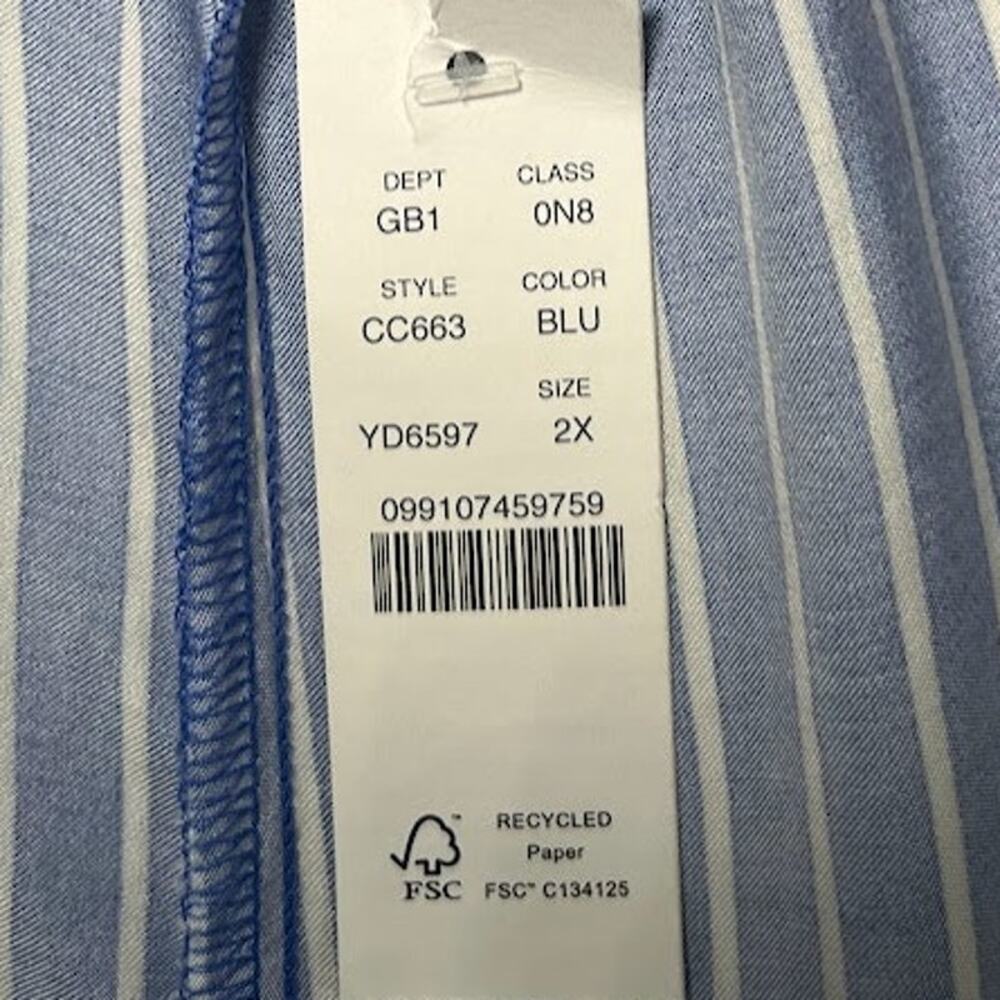 J. Crew Blue and White Striped Pajama Shorts - Picture 7 of 7